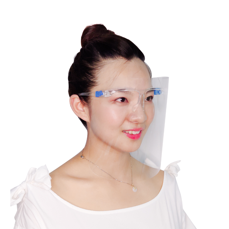 Có thể thay thế Kính chống sương mù trong suốt Face Splash Kính bảo vệ khuôn mặt Tấm chắn mặt PET để nấu ăn