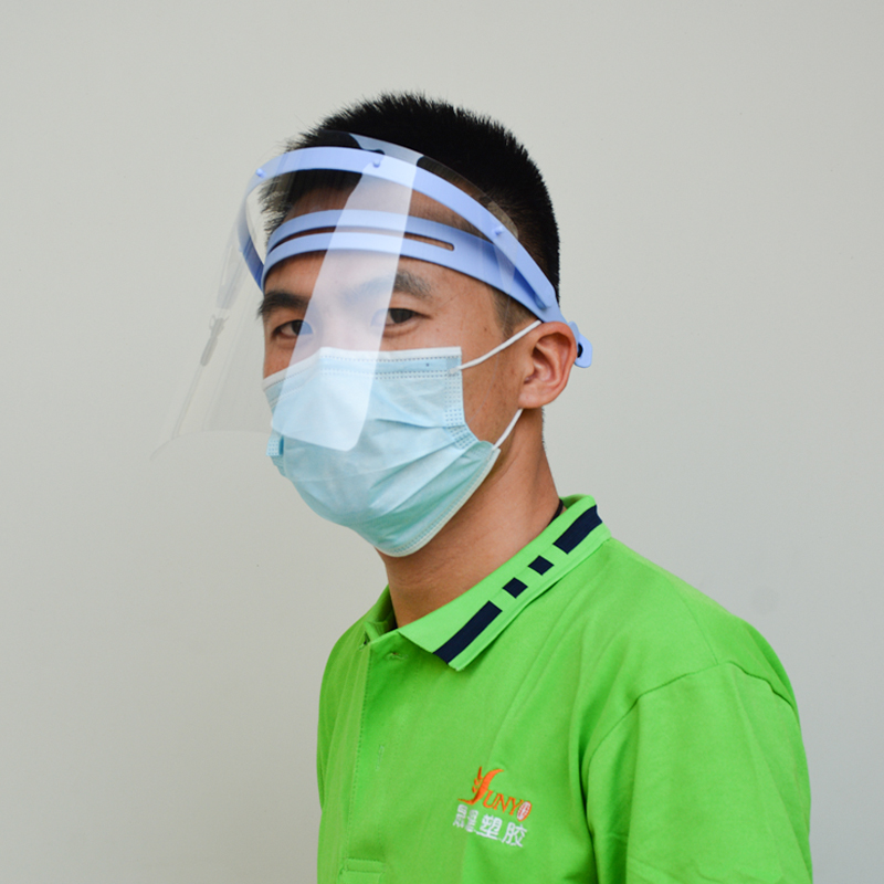 Tấm che mặt bảo vệ an toàn chống sương mù bằng nhựa trong suốt 0,35mm