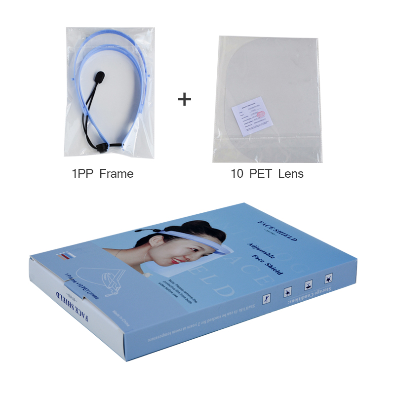 Tấm che mặt bảo vệ an toàn chống sương mù bằng nhựa trong suốt 0,35mm